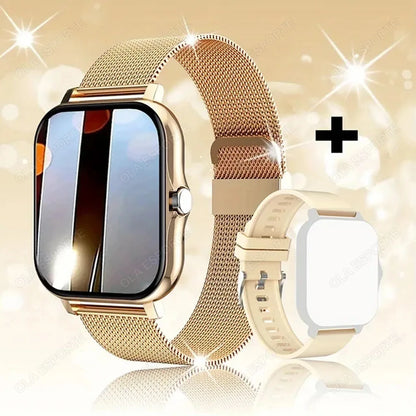 Latest Upgraded Fashion Design Smart Watch 1.83-inch Full-Screen Sports Smartwatch for Men and Women, Wireless Calling New Ht30