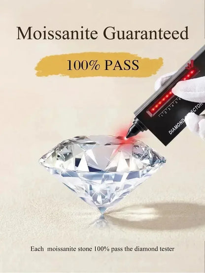 Classic Fashion 1CT Marquise Moissanite Diamond Rings for Women Anniversary Wedding 925 Sterling Silver Fine Jewelry