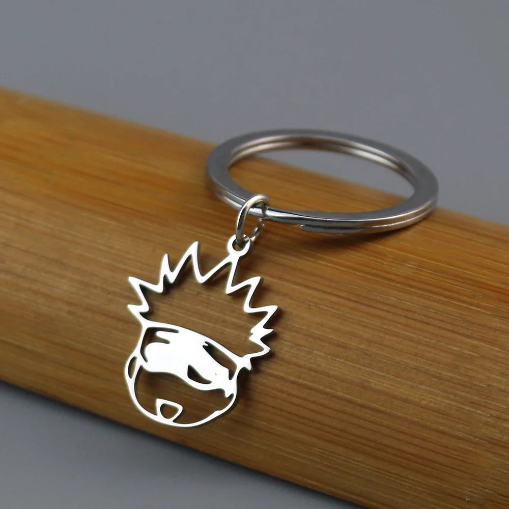 Anime Keychain Geto Suguru Satoru Gojo JJK Phone Charm Accessories Pendant Keyring Bag Jewelry Gift