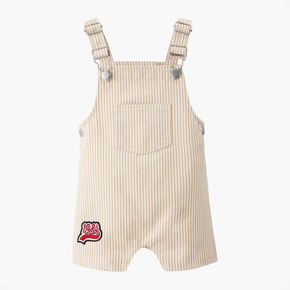 Clearance sale AS SS26 pinstripe denim collection patch girl clothing family matching boys baby clothes