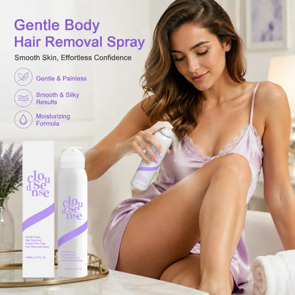 Body Hair Removal Mousse Spray Gentle Painless For Armpit Legs Arms Smooth No Black Spots Refreshing Hair Remover