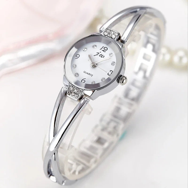 New Fashionable Women Bracelet Watch Woman Watches Small Dial Quartz Popular Leisure Watch-Bracelet Time Woman Elegant Watches