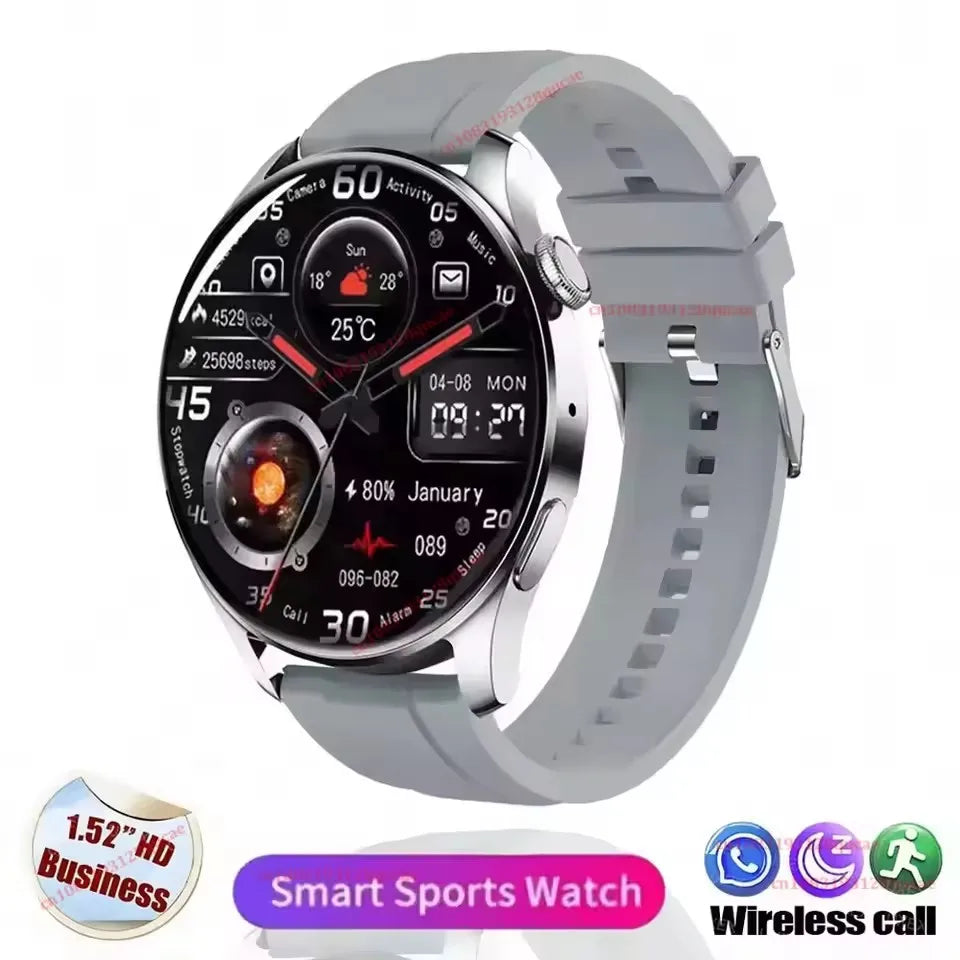 2026 New Smart Watch Men Women AMOLED HD Screen GPS Motion Trajectory Heart Rate Bluetooth Calls SmartWatch Waterproof Pk HT30