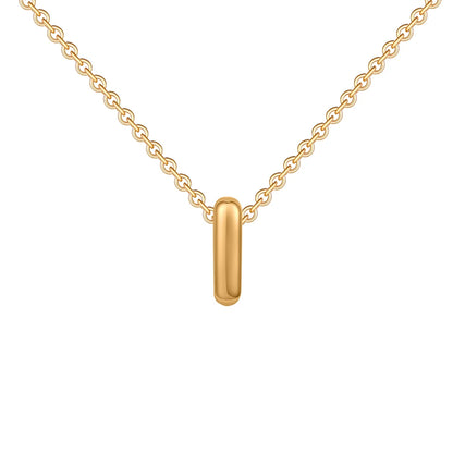 Dainty Mini Bubble Letter Necklace Gold Plated Balloon Initial Tiny Small Pendent Necklaces for Women Jewelry Teen Girls Gifts