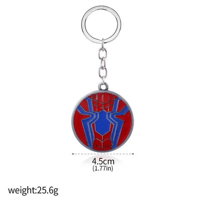 Movie Rotatable Spider Blade Keychain Creative Spider Keyring Cosplay Props Handsome for  Men Women Backpack Jewelry