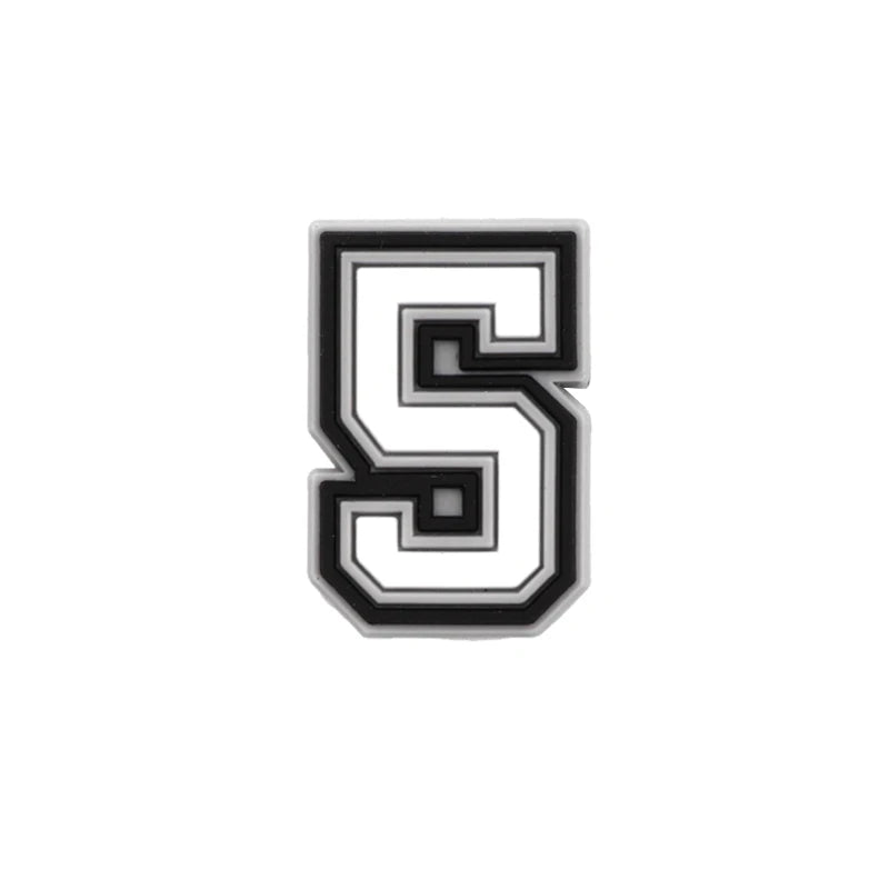 1 PCS Letter Charms for Clog Sandals Shoe Decoration 0-9# Number Alphabet ABC-Z Characters DIY Shoes Pins for Boy Girl Men Women