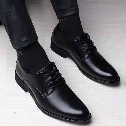 2025 new Fashionable versatile Men Shoes Heightening Shoes Spring  British Casual Business flats Casual comfortable Shoes