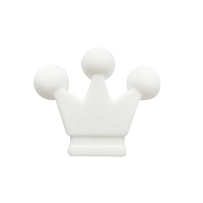 10pcs Food Grade Crown Silicone Beads Baby Teething Toys  Silicone DIY Pacifier Chain Pendant Accessories Baby Teethers