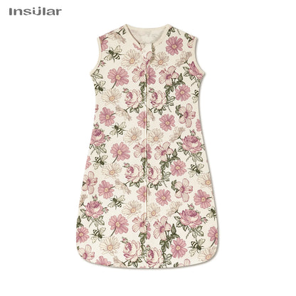 Sleeveless Vest Baby Sleeping Bag Cotton Thin Breathable Pajamas Anti-Kicking Cocoon for Newborn Envelope Sleep Sack Bedding