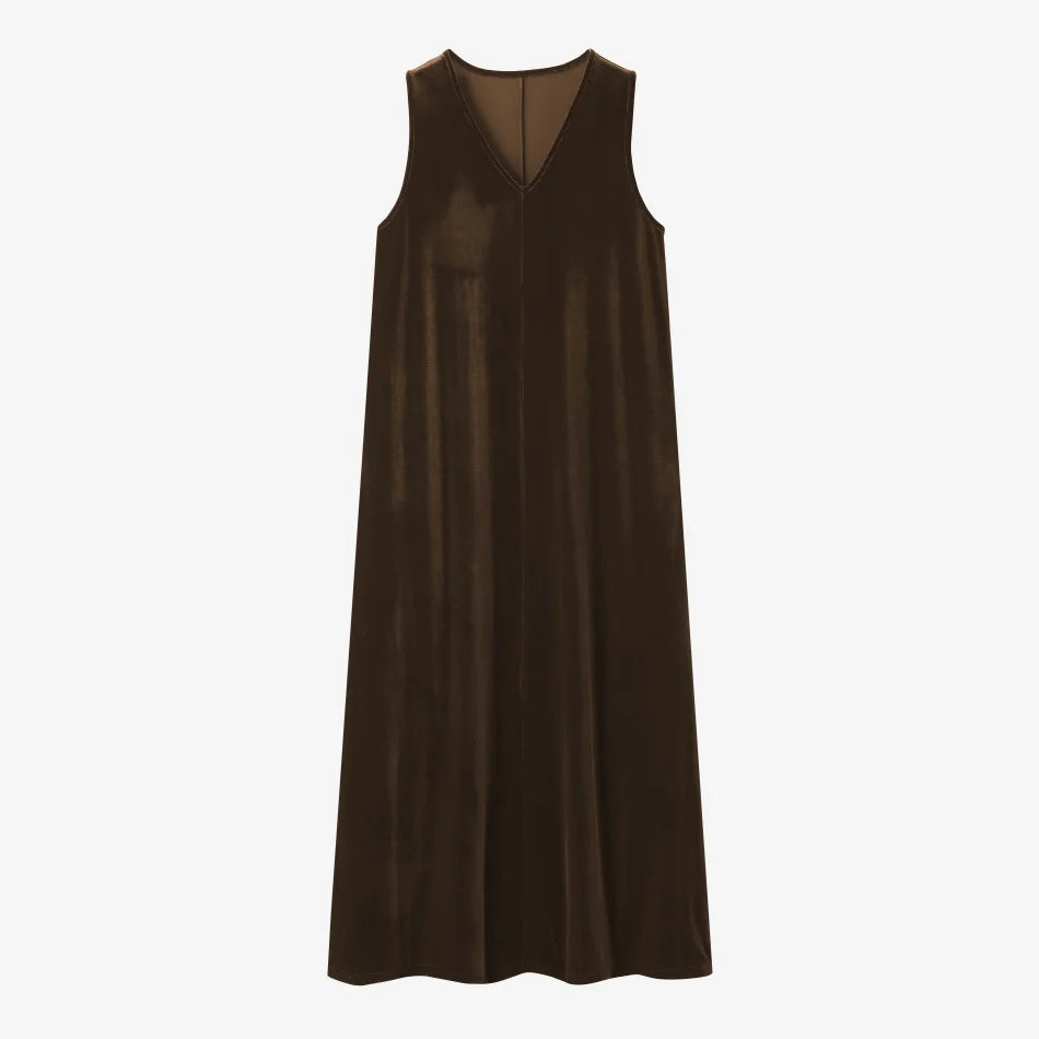 AS AW26 Velvet jumper dress with side pockets + Jersey basic mockneck