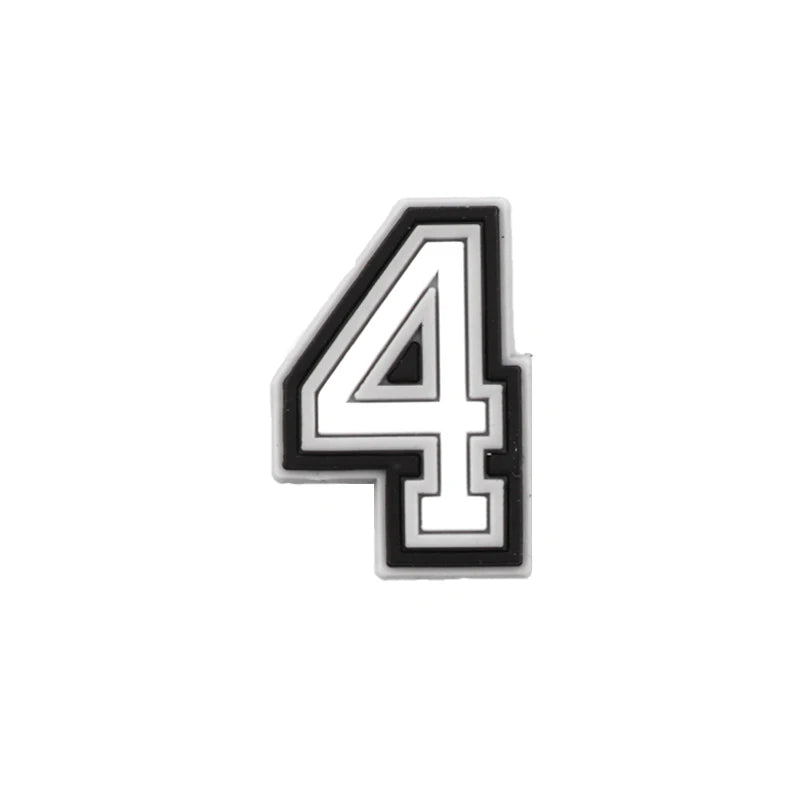 1 PCS Letter Charms for Clog Sandals Shoe Decoration 0-9# Number Alphabet ABC-Z Characters DIY Shoes Pins for Boy Girl Men Women