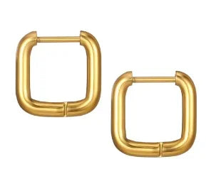 Stainless Steel Exaggerated Large Waterproof Hoop Earrings