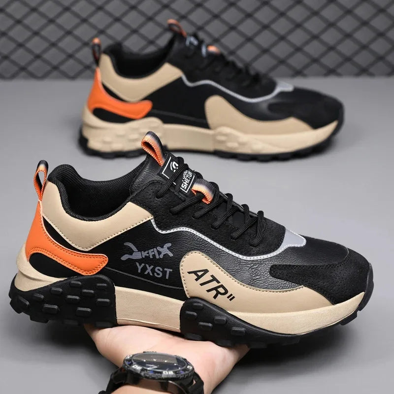 Men's Fashion Outdoor Lightweight Anti-slip Breathable Soft Bottom Wear-resistant Comfortable Sports Casual Running Shoes