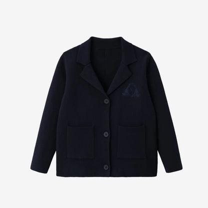 (Ship out in 1 day) AS AW26 ISRAEL Pinstripe Windsor Collection with knitting children clothes shirt