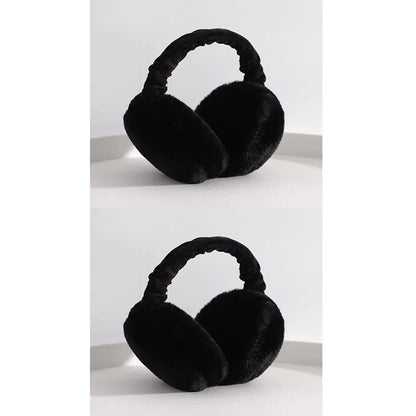 1/4/5pcs Soft Plush Ear Warmer Winter Warm for Women Men Fashion Solid Color Earflap Outdoor Cold Protection EarMuffs Ear Cover