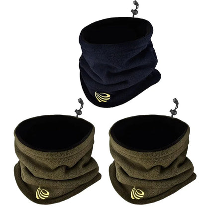 1/3Pcs Fashionable Winter Warm Wool Collar, Leather Ski Tube Scarf, Ski Board Face, Outdoor Bicycle, Cold Resistant Collar