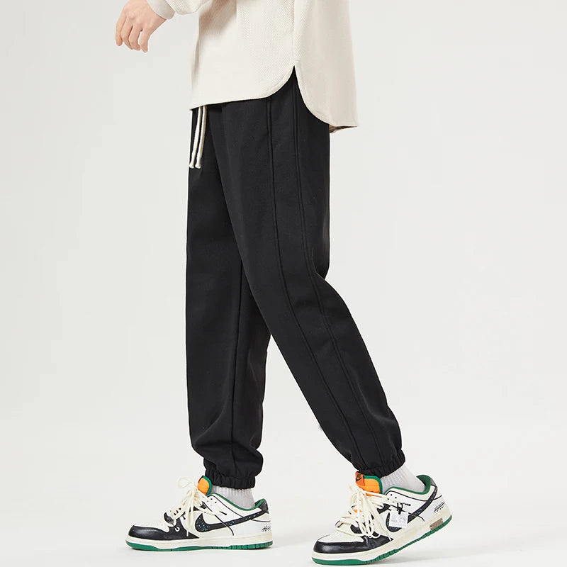 Lengthened 110 115 Cm Men's Tall Pants Elastic Sport Jogger Trouser Male Extra Long Length 190cm 200cm Teeneeger Thin Sweatpants