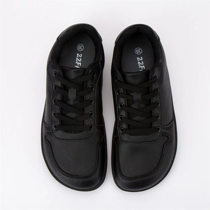 ZZFABER  Barefoot Shoes Soft Leather Sneakers Minimalist Casual Shoes for Women Men Unisex Sneakers