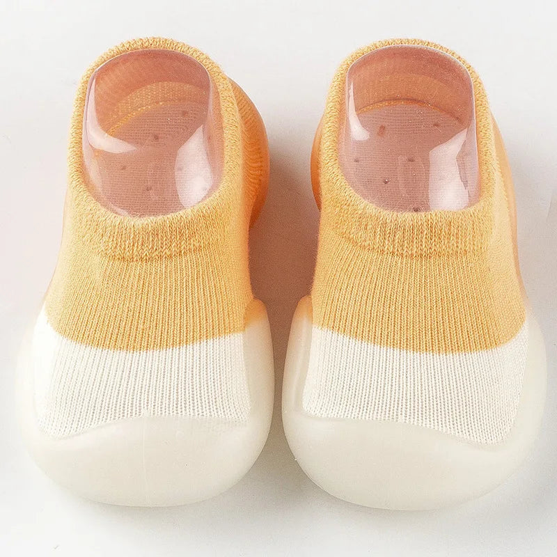 Summer New Combed Cotton Anti slip and Breathable Children's Soft Sole Shoes Baby Walking Shoes Mesh Faced Baby Floor Socks