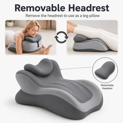 Christmas Stocking Stuffers Memory Foam Bed Prone Reading Pillow Removable Headrest Anti-Slip Neck Arm Fatigue Relief Xmas Gift
