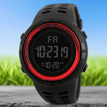 Trendy Unisex Multifunctional Digital Watch, Night Light, Student Sports Electronic Watch