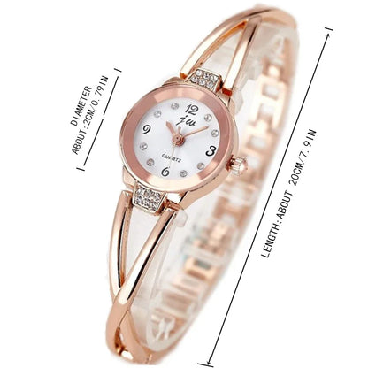 New Fashionable Women Bracelet Watch Woman Watches Small Dial Quartz Popular Leisure Watch-Bracelet Time Woman Elegant Watches