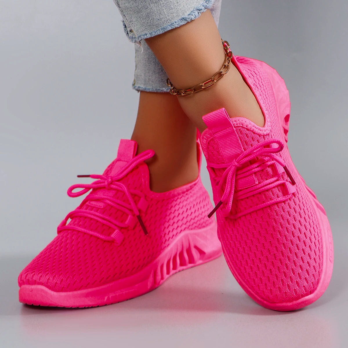 Women's summer breathable mesh flat shoes women's shoes casual sports shoes, clearance free shipping