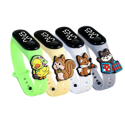 New Cartoon Doll Kids LED Bracelet Watch, Touch Electronic Watch, Wholesale Student Gifts