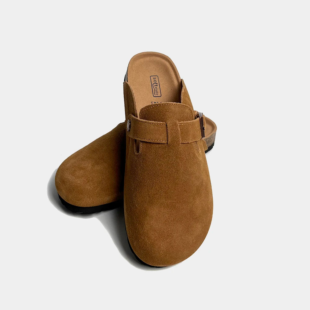 Women's Buckle-Detail Clogs