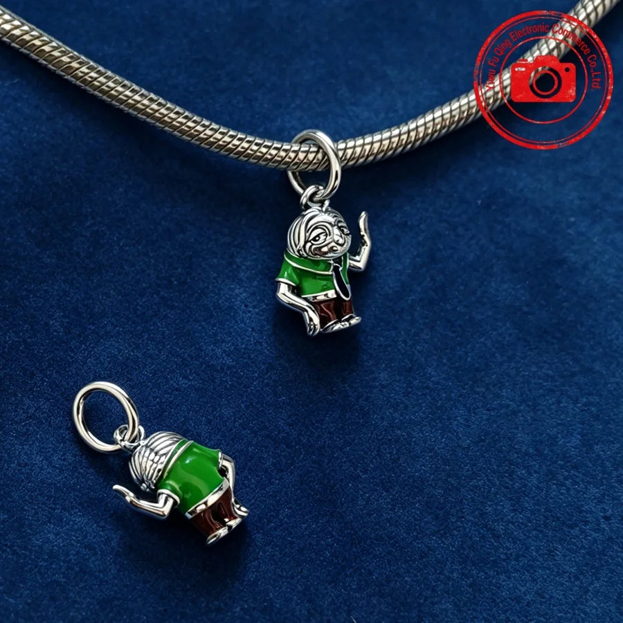 New Original Charms DIY Women Jewelry Gifts Fox Rabbit Chicken Pig Pet Dog Elephant Beads Fit 925 Silver Bracelets Accessories