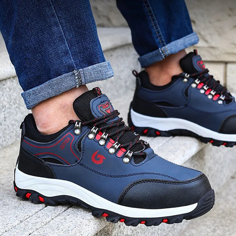 Steel Toe Shoes Men Work Safety Boots Sneakers Male Constrcution Puncture-Proof Work Safety Shoes  Man Security Boots Work Shoes