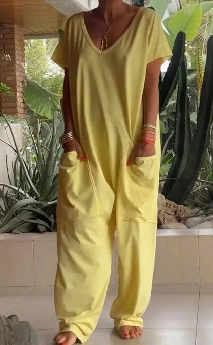 Jumpsuits Woman 2024 Spaghetti Strap Loose Elegante Playsuit Pantalones Informales Jumpsuit Women Summer Wide Leg Long Pants