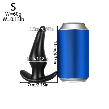 Wearable Anti Drop Soft Anal Plug Prostate Massage Liquid Huge Butt Plug Anal Training Comfortable Wear Anal Butt Plug For Women