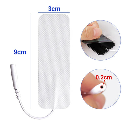 Electrodes Pads 5x9cm 5x5cm Non-woven Fabric Self Adhesive Replacement Massage Patch for Muscle Electrostimulator Massager