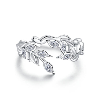 WOSTU 925 Sterling Silver Pet Cat Stackable opening Ring For Women Snake Dog Adjustable rings Fine Jewelry Party Birthday Gift