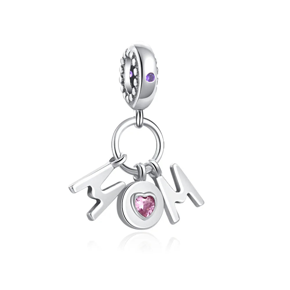 New Heart-Shaped, Charm Bead, Pig, Headphone ,Pendant Suitable For Bracelet Original DIY Exquisite jewelryaccessories 925 silver