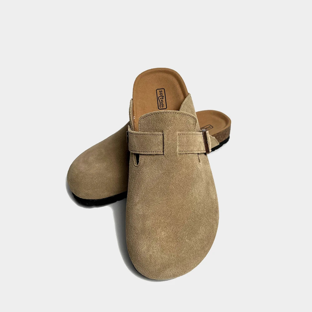 Women's Buckle-Detail Clogs