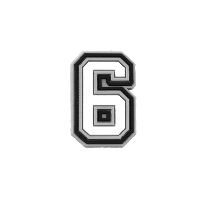 1 PCS Letter Charms for Clog Sandals Shoe Decoration 0-9# Number Alphabet ABC-Z Characters DIY Shoes Pins for Boy Girl Men Women
