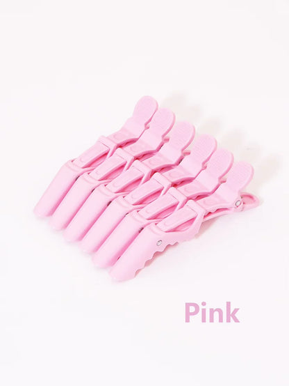 6pcs/lot Hair Clip Hairdressing Clamps Claw Section Alligator Clips Barber For Salon Styling Hair Accessories Hairpin For Women