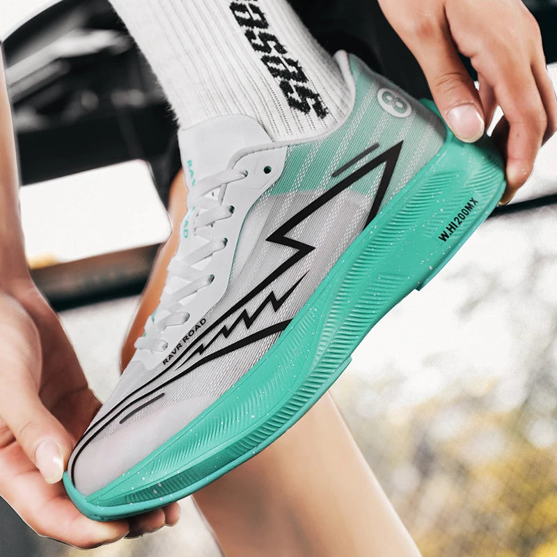 Fashion Men's Sneakers Summer Comfy Breathable Gym Sports Shoes Cushioned Support Running Shoes Tennis Cross Training Shoes