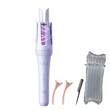 32mm Hair Curling Wand Professional Portable Curler Iron Electric Curly Tongs for Creating Various Hairstyles for Hair Makeover