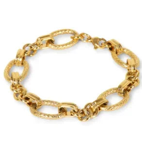 Stainless Steel Heart-shaped Ladies Elegant Bracelet  For Women Crystal Bangle