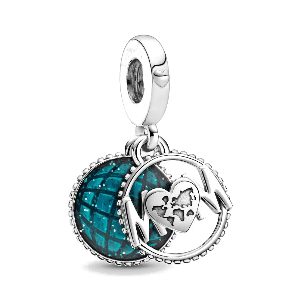 2025 New Hot Selling Colorful Love Puzzle Charm Bead Jewelry 925 Silver Original Women's Bracelet DIY Jewelry Gift