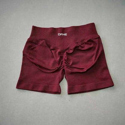 DFHE Camisole Fitness Shorts, High Waisted and Hip Lifting Yoga Shaping Shorts, Breathable Sports Running Fitness Shorts