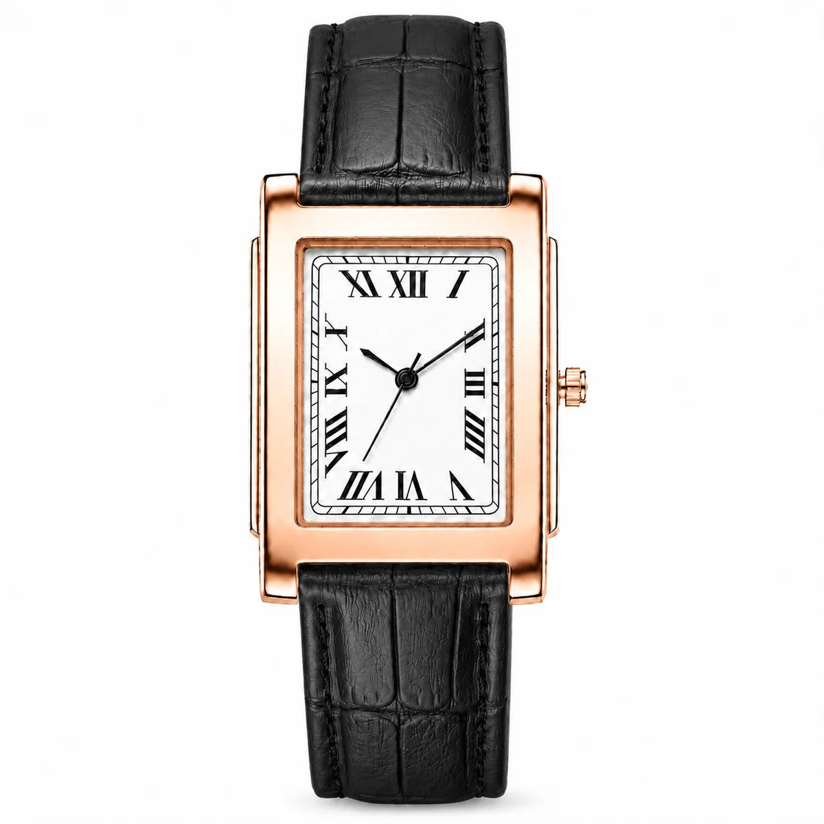 Retro Square Women Wristwatch Classic Roman Dial Leather Strap Business Watches for Woman Fashion Elegant Ladies Watch Gift