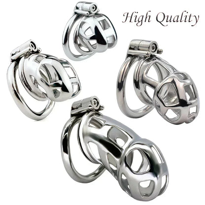 High Quality Male Chastity Device Cock Cage Stainless steel Chastity Cage Penis Fetish Restraint Penis Cage for Men Adult Toys