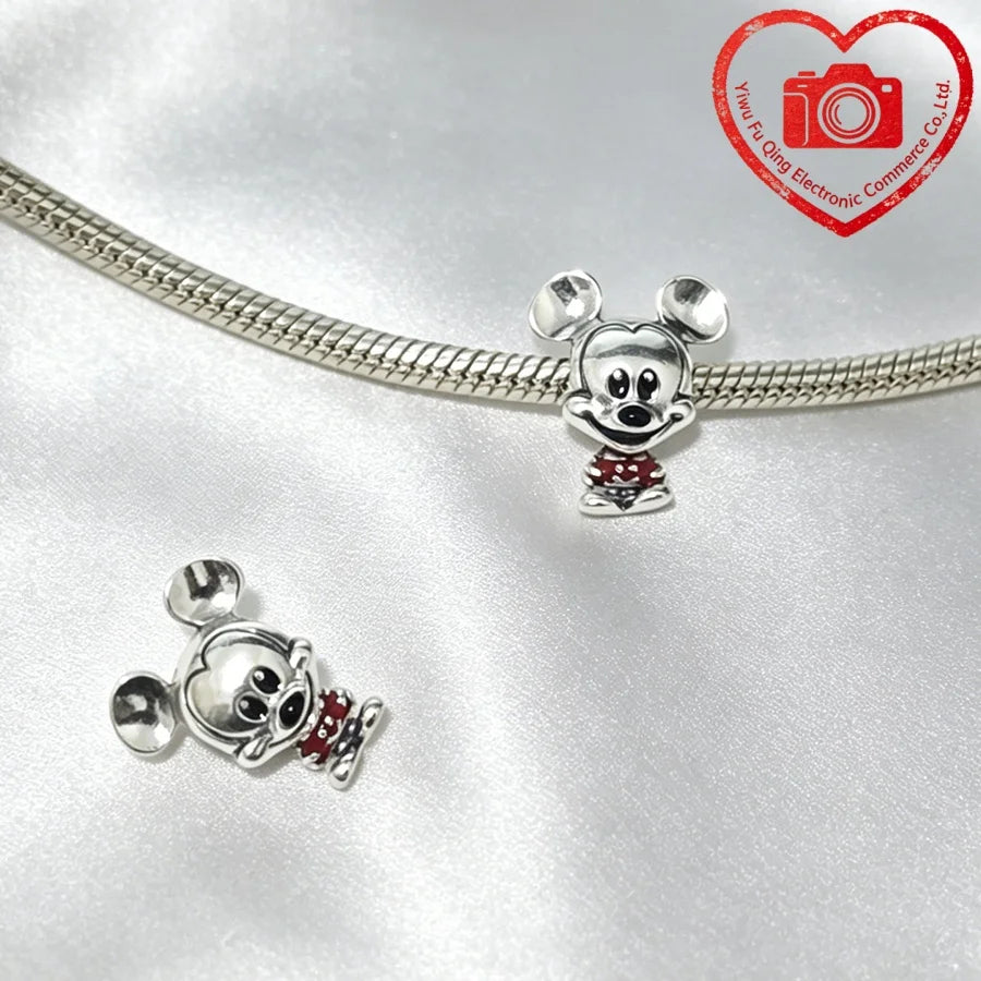 New Original Charms DIY Women Jewelry Gifts Fox Rabbit Chicken Pig Pet Dog Elephant Beads Fit 925 Silver Bracelets Accessories