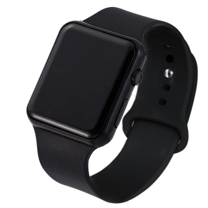 Simple Digital Watches for Woman Electronic Square Sport LED Men's Wristwatch Fashion Casual Silicone Ladies Clock Reloj Mujer