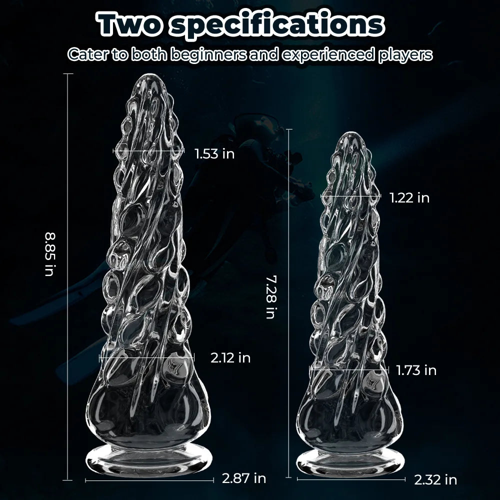 Squeezing Niuniu anal plug tentacle suction cup posterior chamber plug soft rubber irregular shaped penis female masturbator