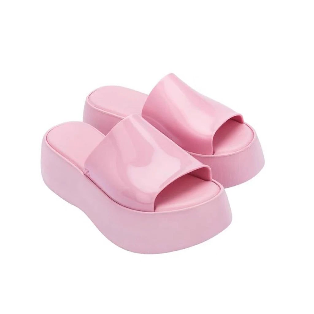 Mini Melissa Sandal Summe Women Slippers Wedges Platform Beach Flip Flops Trend High Heels Ladies Shoes Pumps Thick Slides Mujer